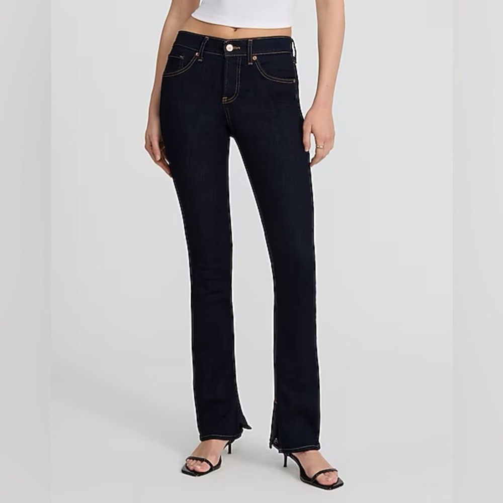 Express Mid Rise Rinse Skyscraper Jeans